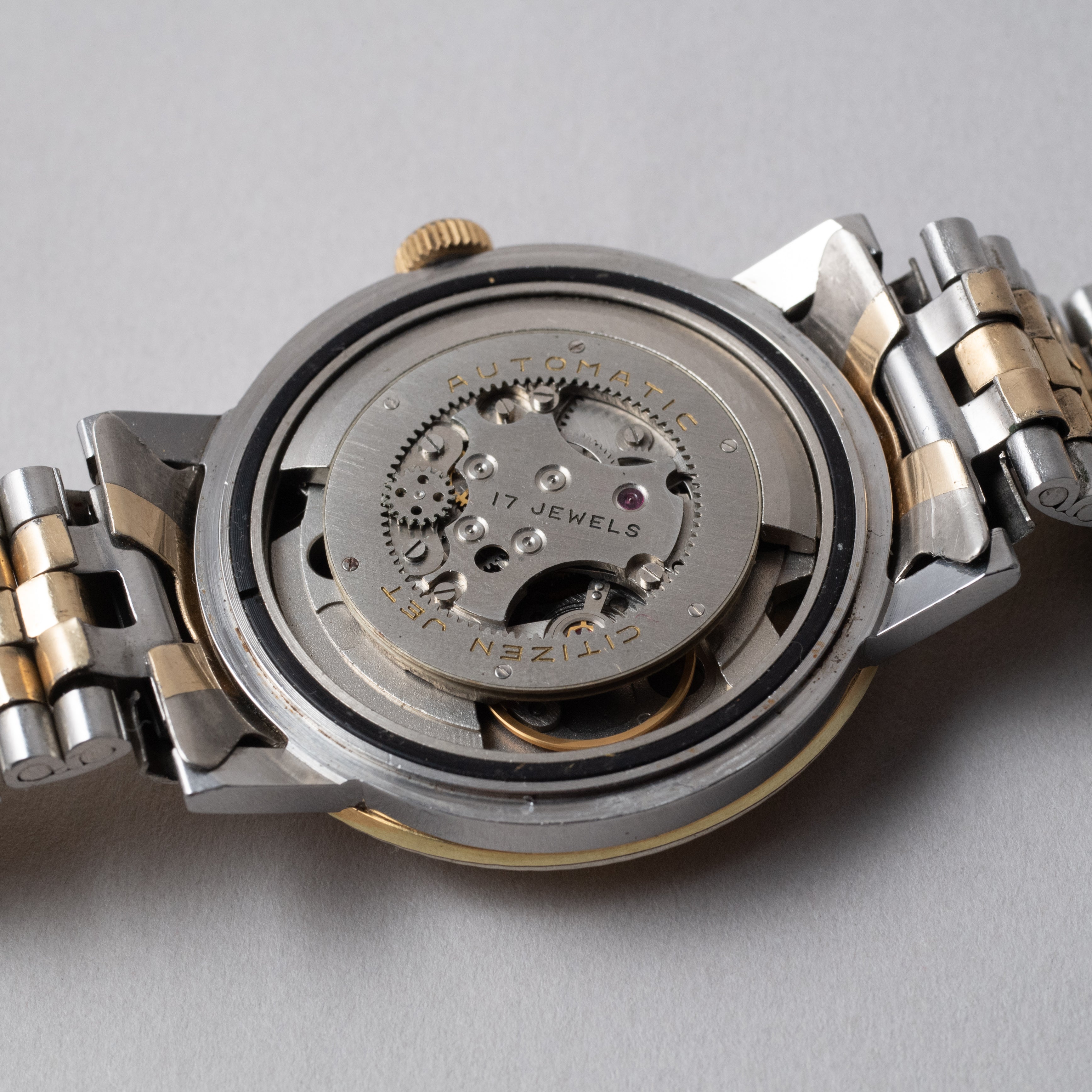 シチズン ジェット 1965年製 コンビ 当時ブレス付き 自動巻き