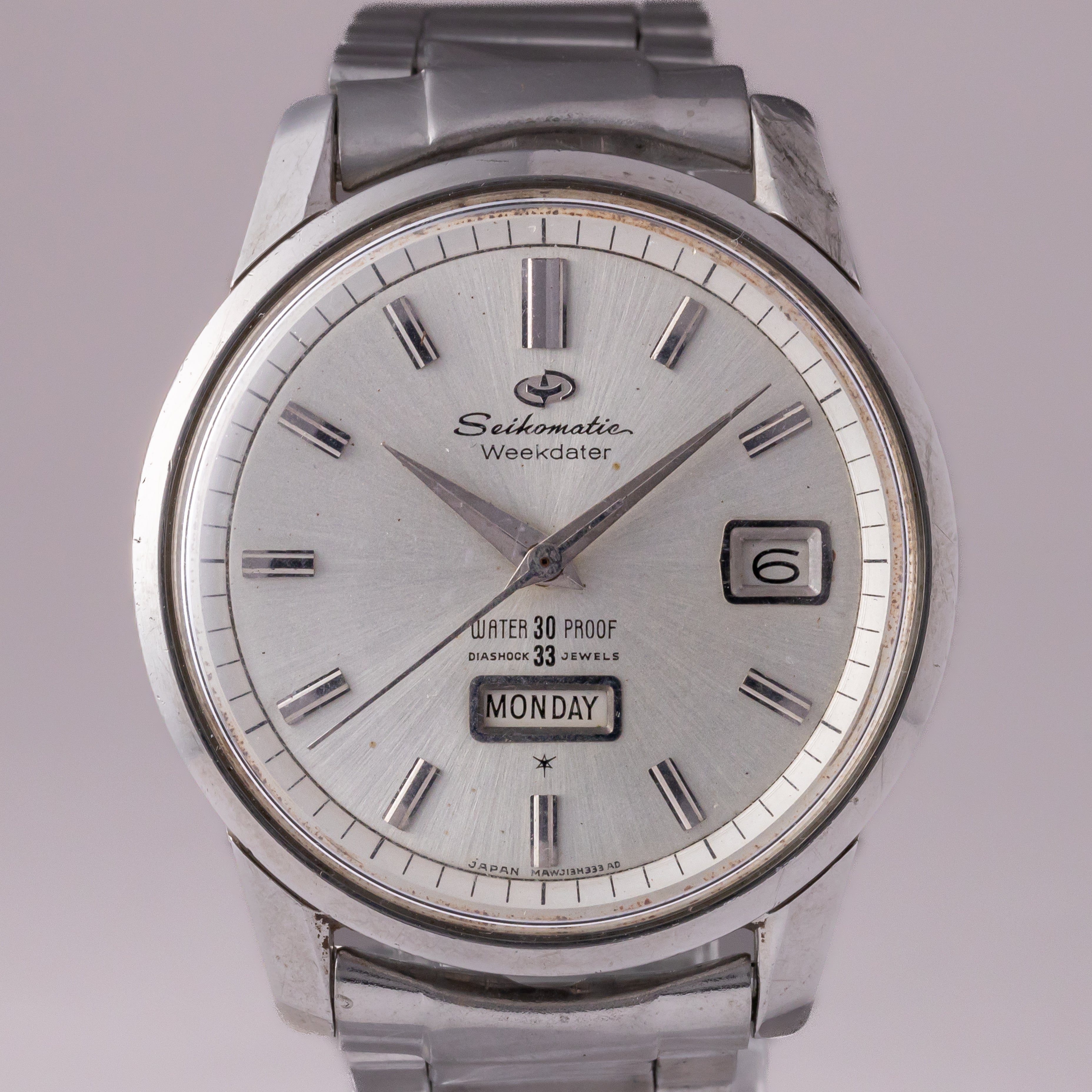セイコー 1964年製 セイコーマチック ウィークデーター 33石 Ref.6206-8990