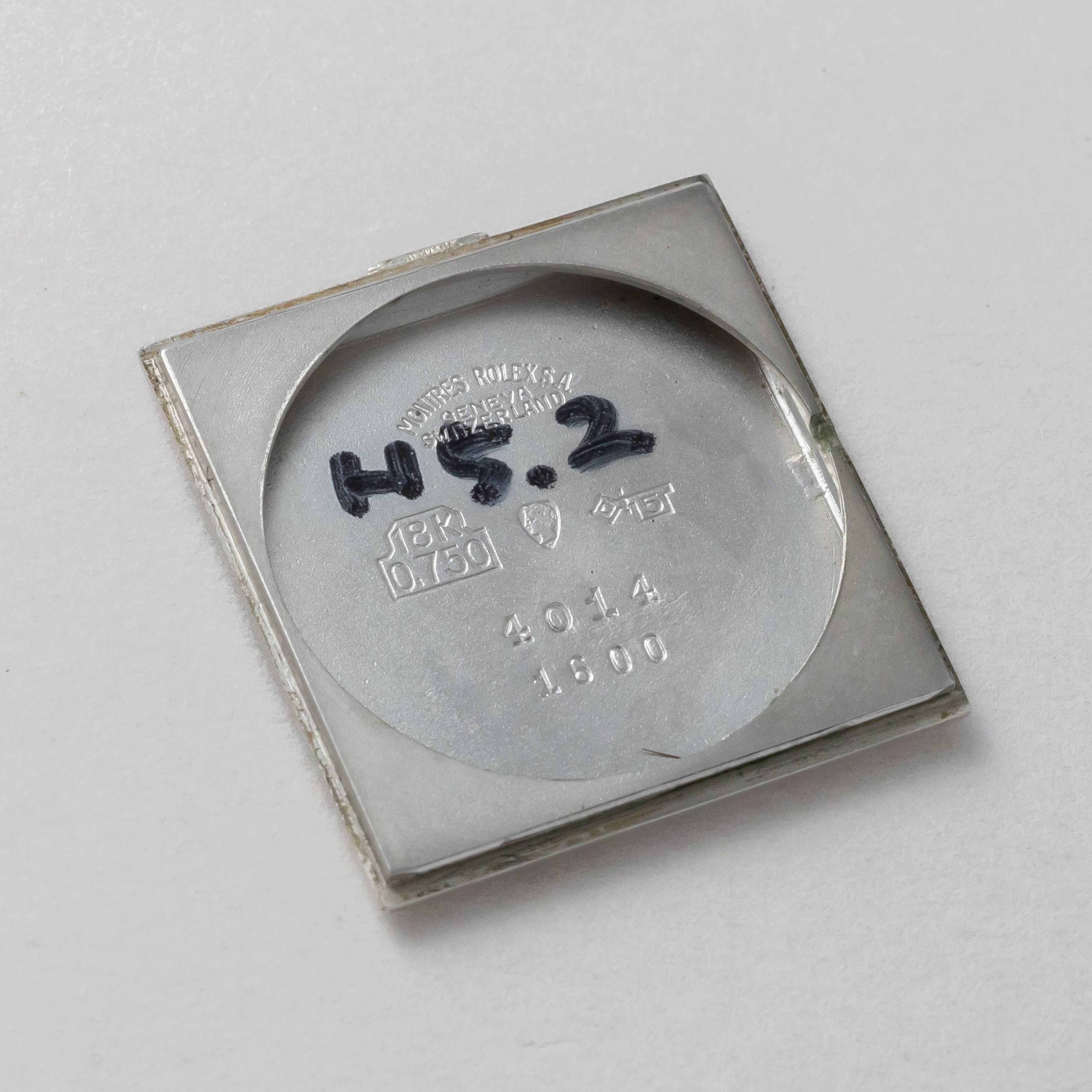 ロレックス チェリーニ 18KWG 1972年製 ダークブルーダイヤル レクタンギュラーケース