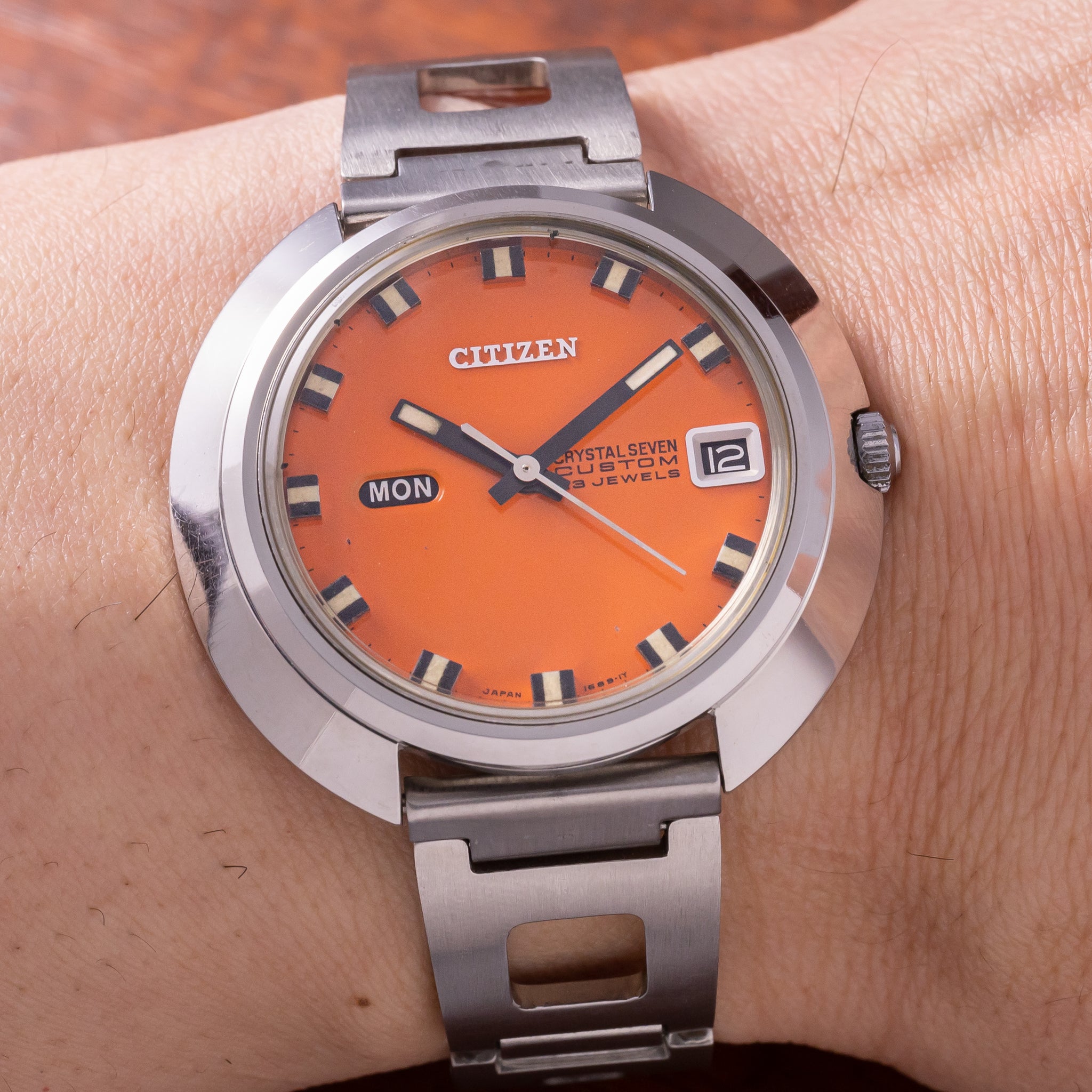 CITIZEN ・セブンスター1969年製 腕時計・自動巻き動作確認飲み