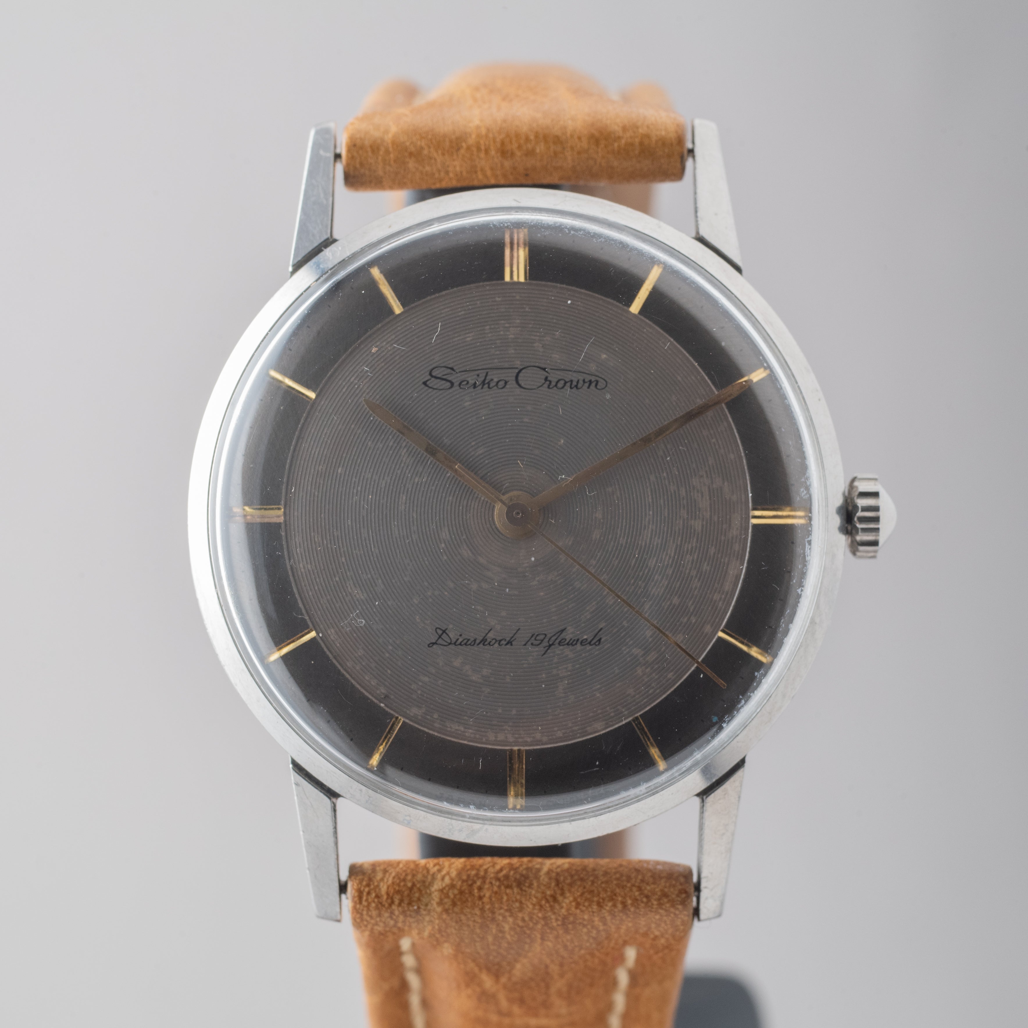 セイコー クラウン 1959年製 手巻き SS レコードダイヤル