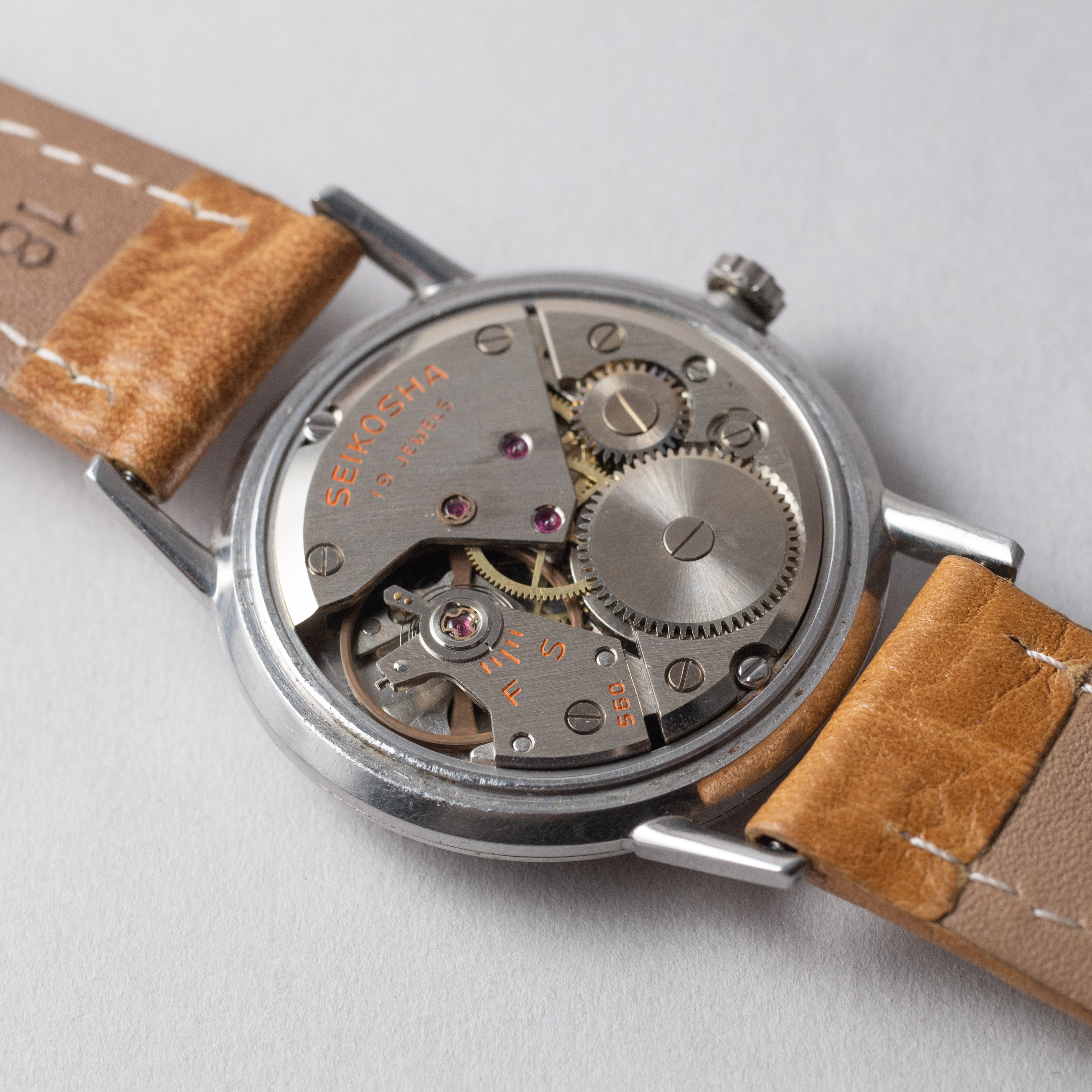 セイコー クラウン 1959年製 手巻き SS レコードダイヤル