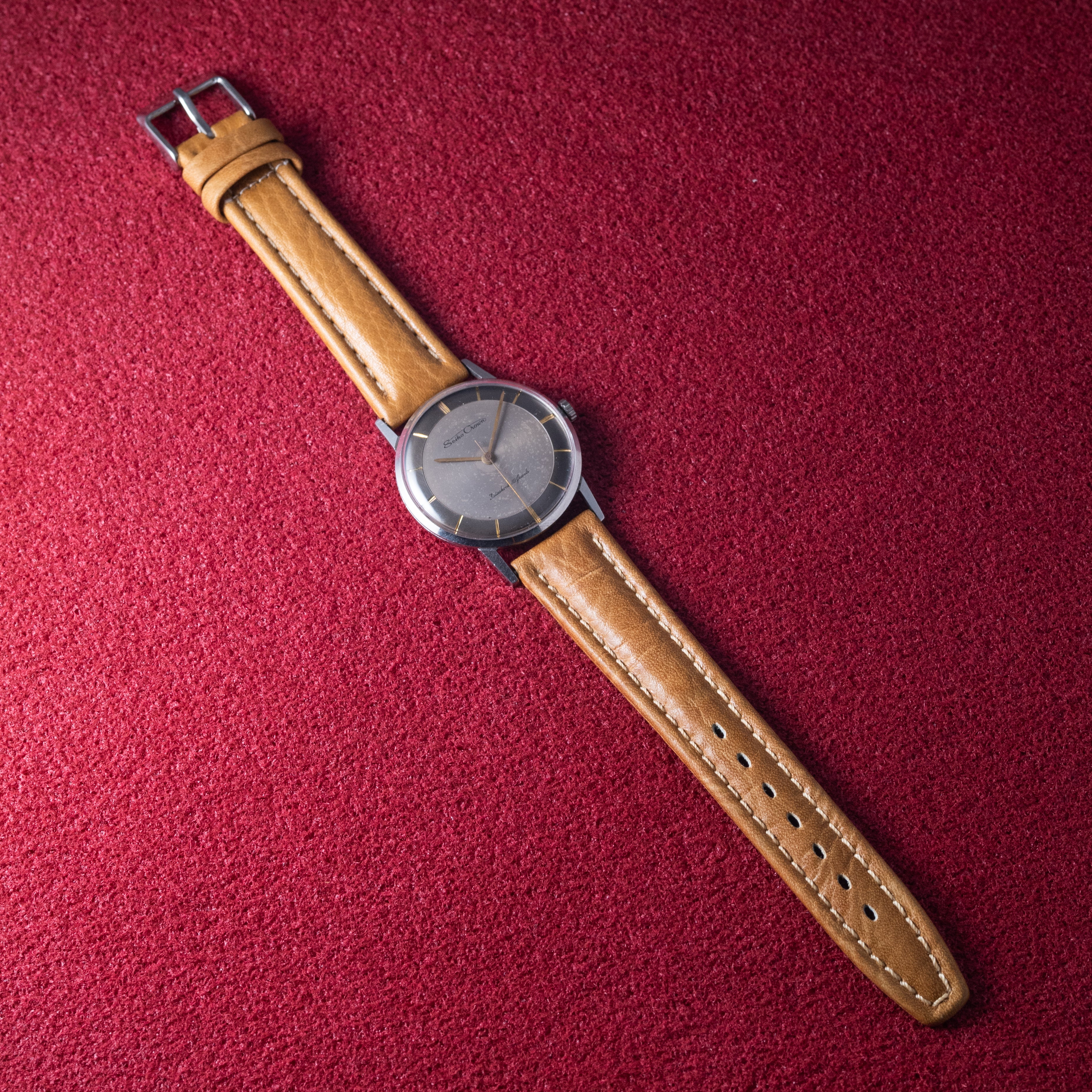 セイコー クラウン 1959年製 手巻き SS レコードダイヤル