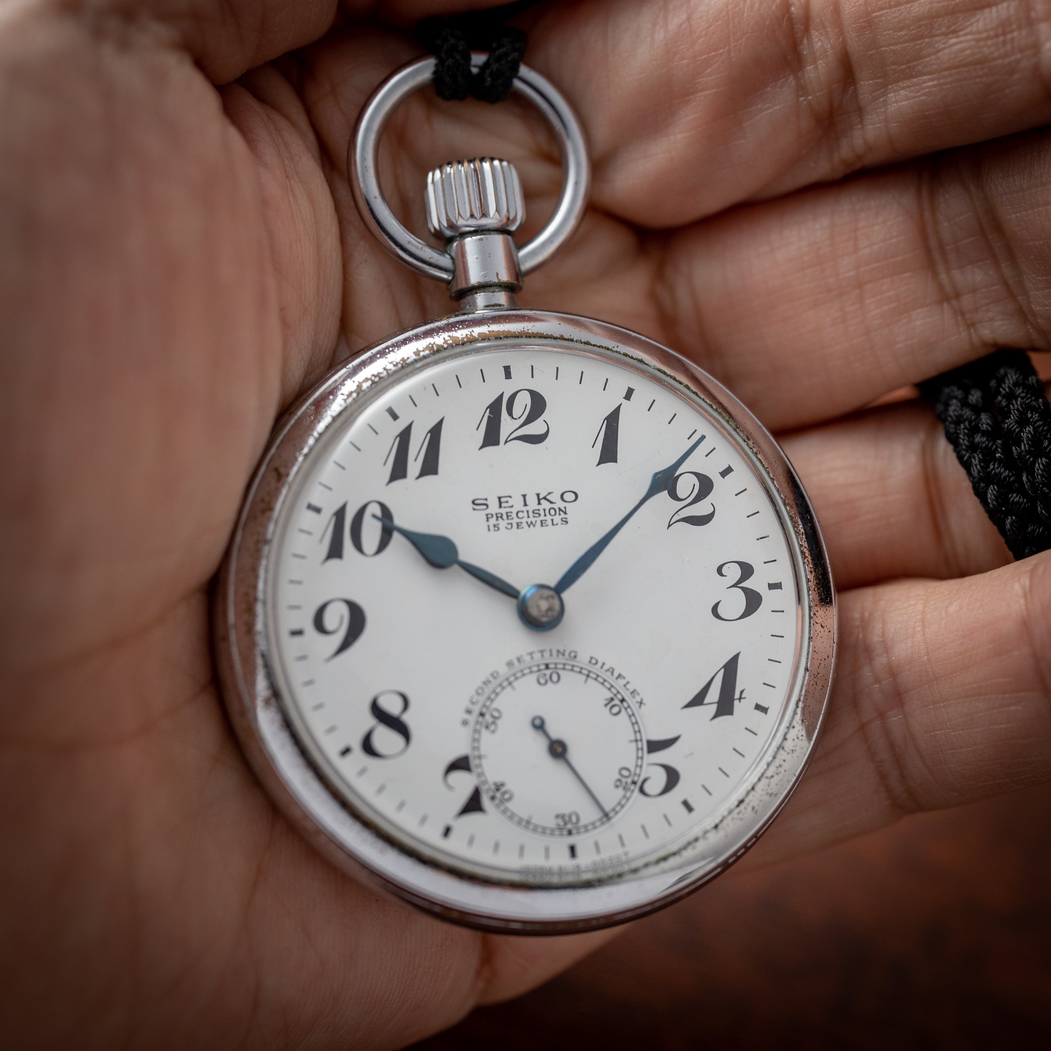 別ボックス【骨董品】約50年前の SEIKO 鉄道時計 懐中時計 セイコー