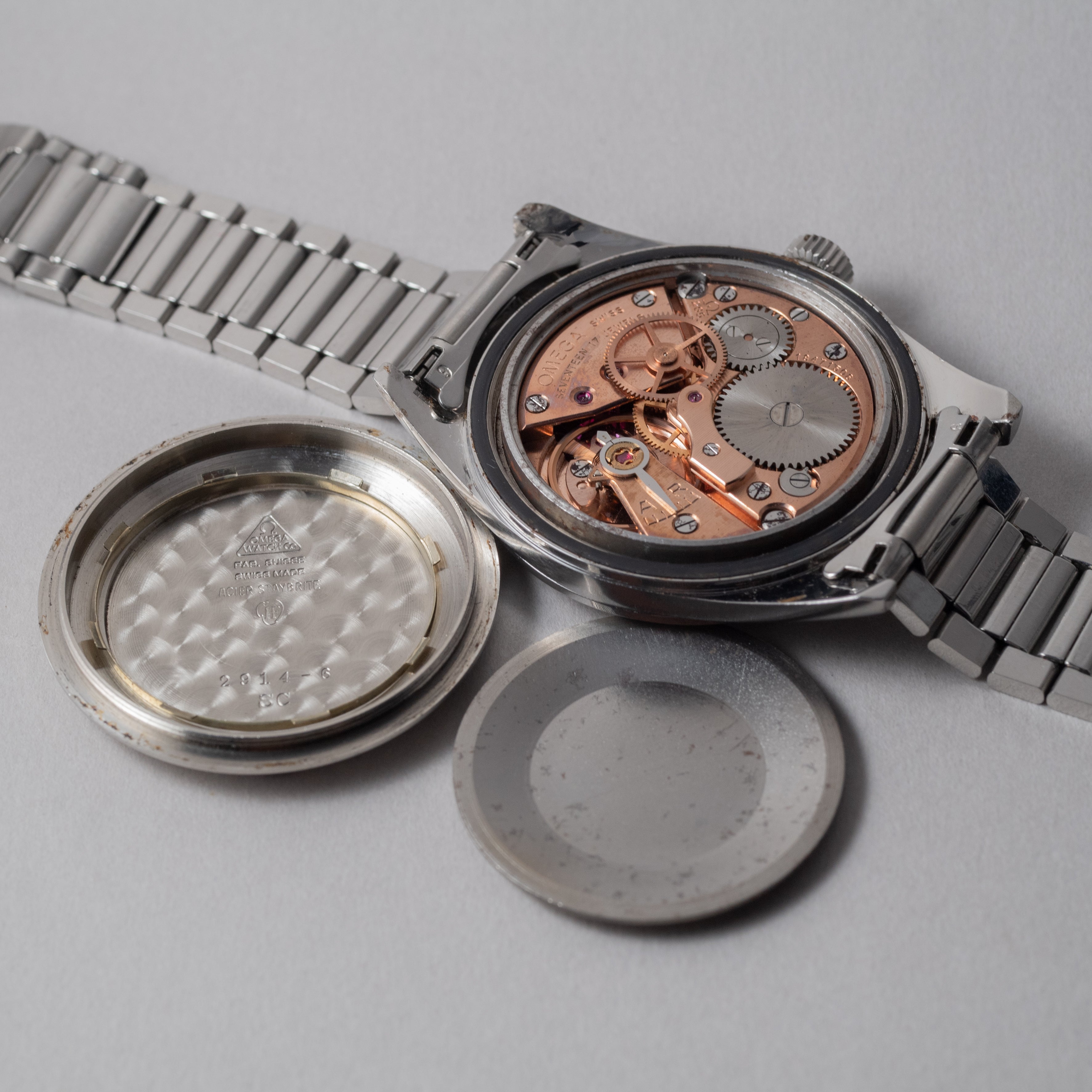 オメガ レイルマスター Ref.2914-6SC 1961年製 キャタピラブレス