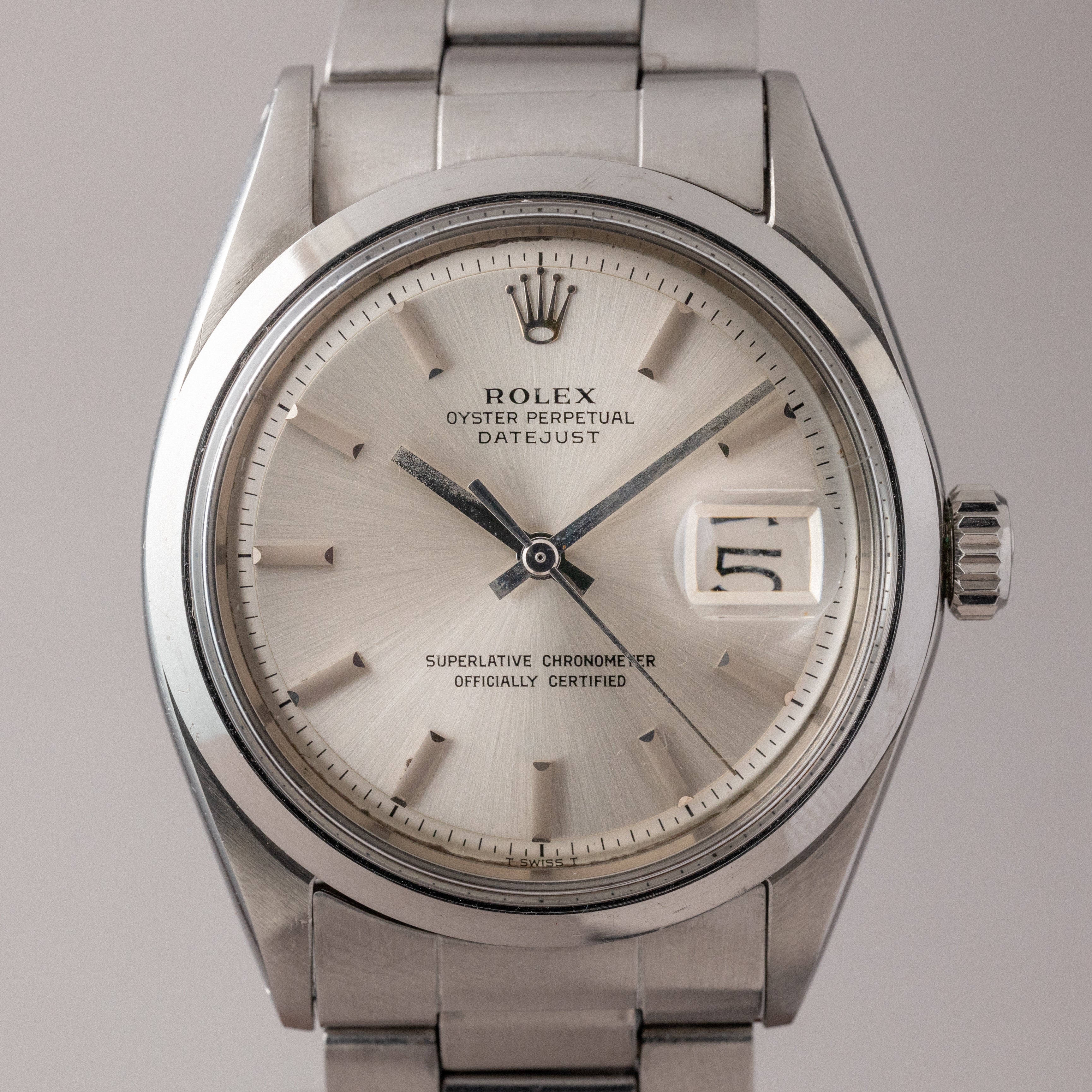 ロレックス デイトジャスト 1970年製/昭和45年製 Ref.1600 巻きオイスターブレス
