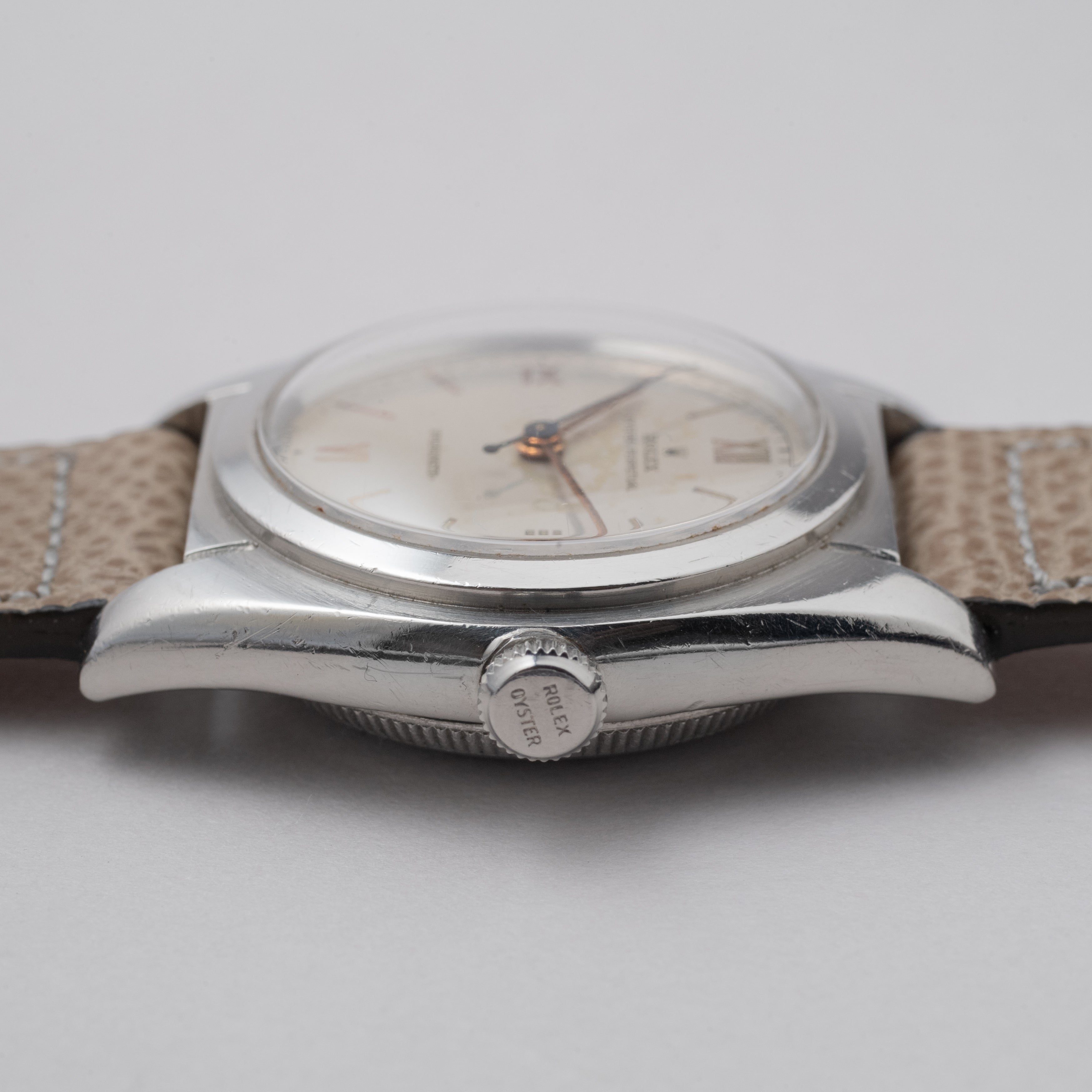 ロレックス バブルバック MAPPIN 飛びローマ数字ダイヤル 1940年代 Ref