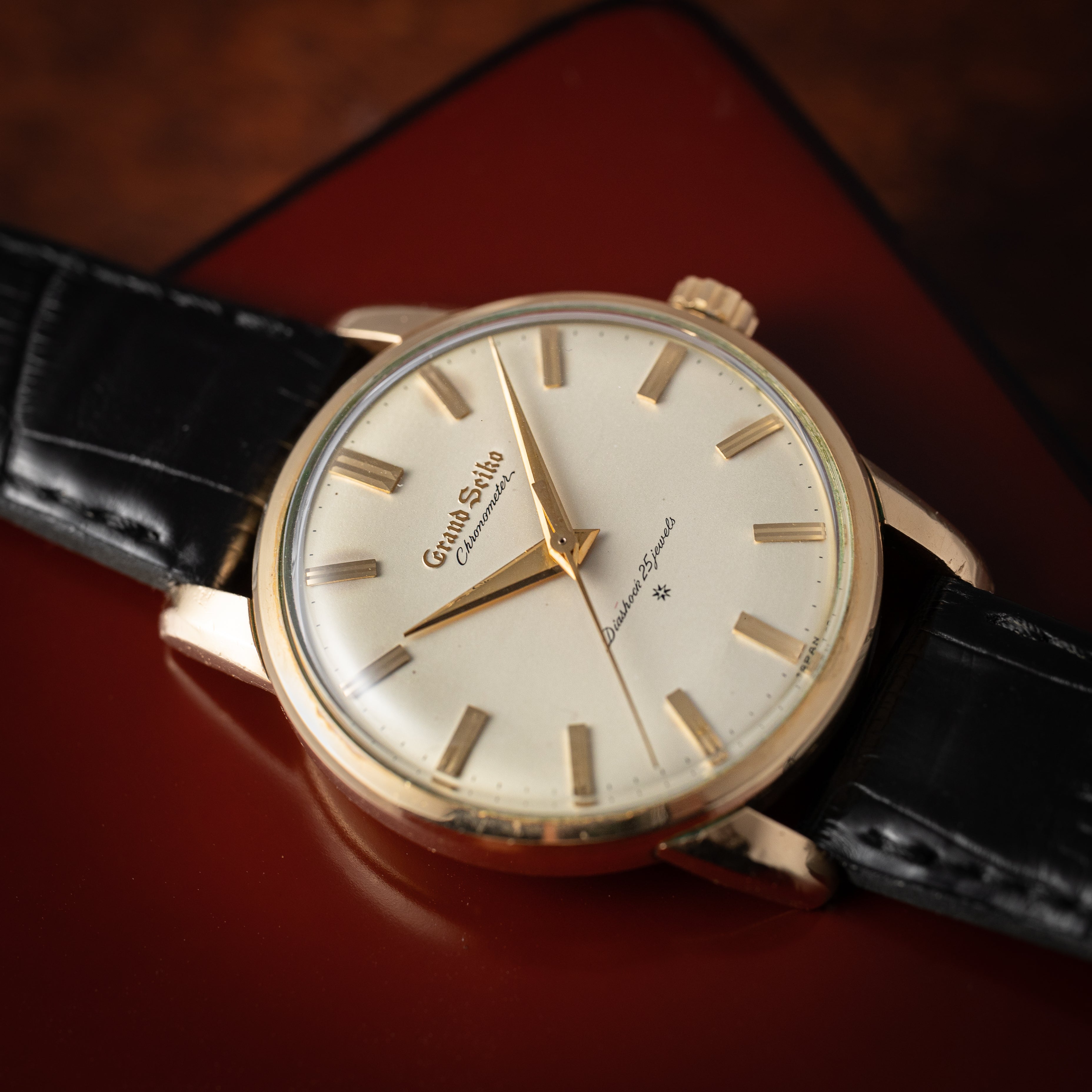 SEIKO グランドセイコー1st 1962年製 純正尾錠付き Ref.J14070 