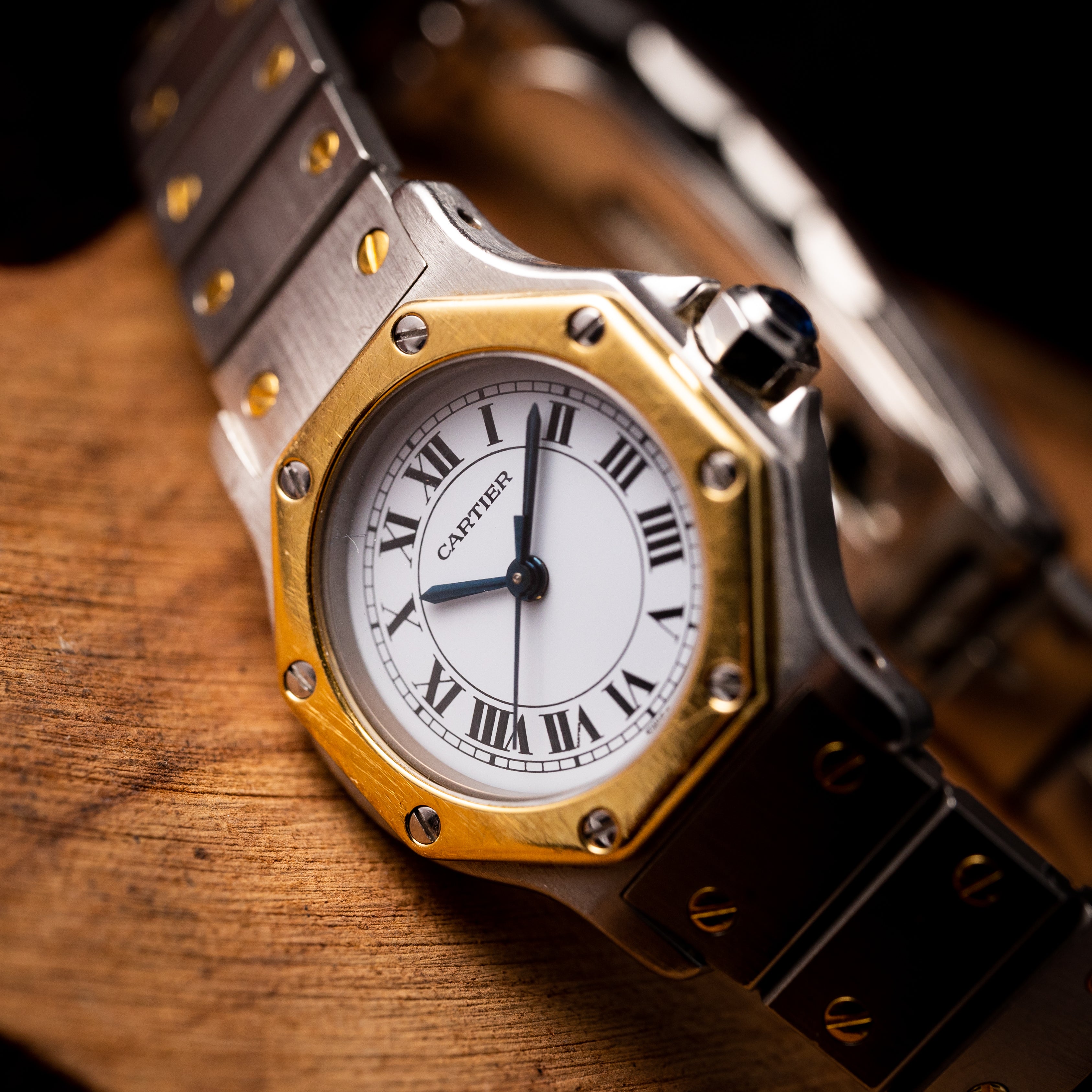 Michele Deco ミッシェルデコ ダイヤモンド クロノグラフ 腕時計-