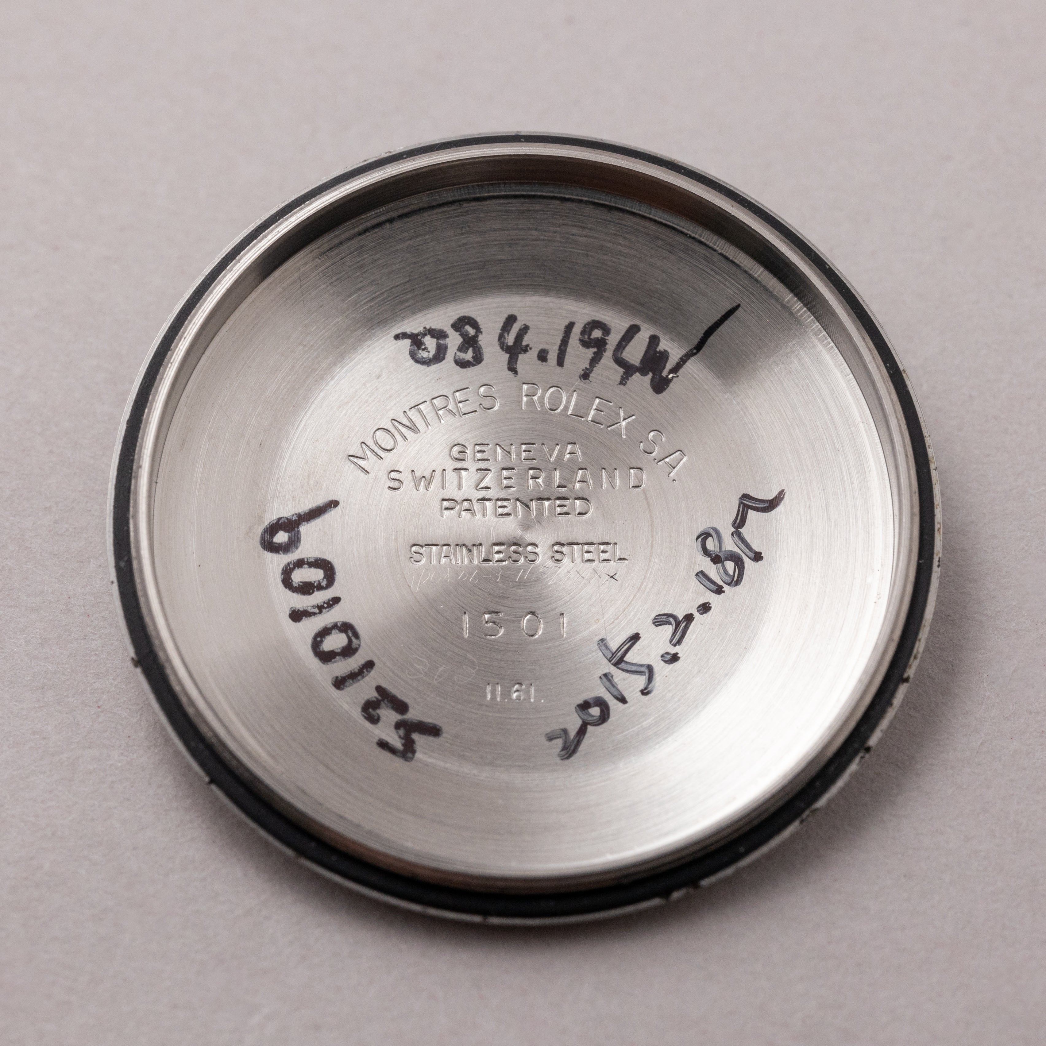 ロレックス1961年製 パーペチュアルデイト エンジンターンドベゼル