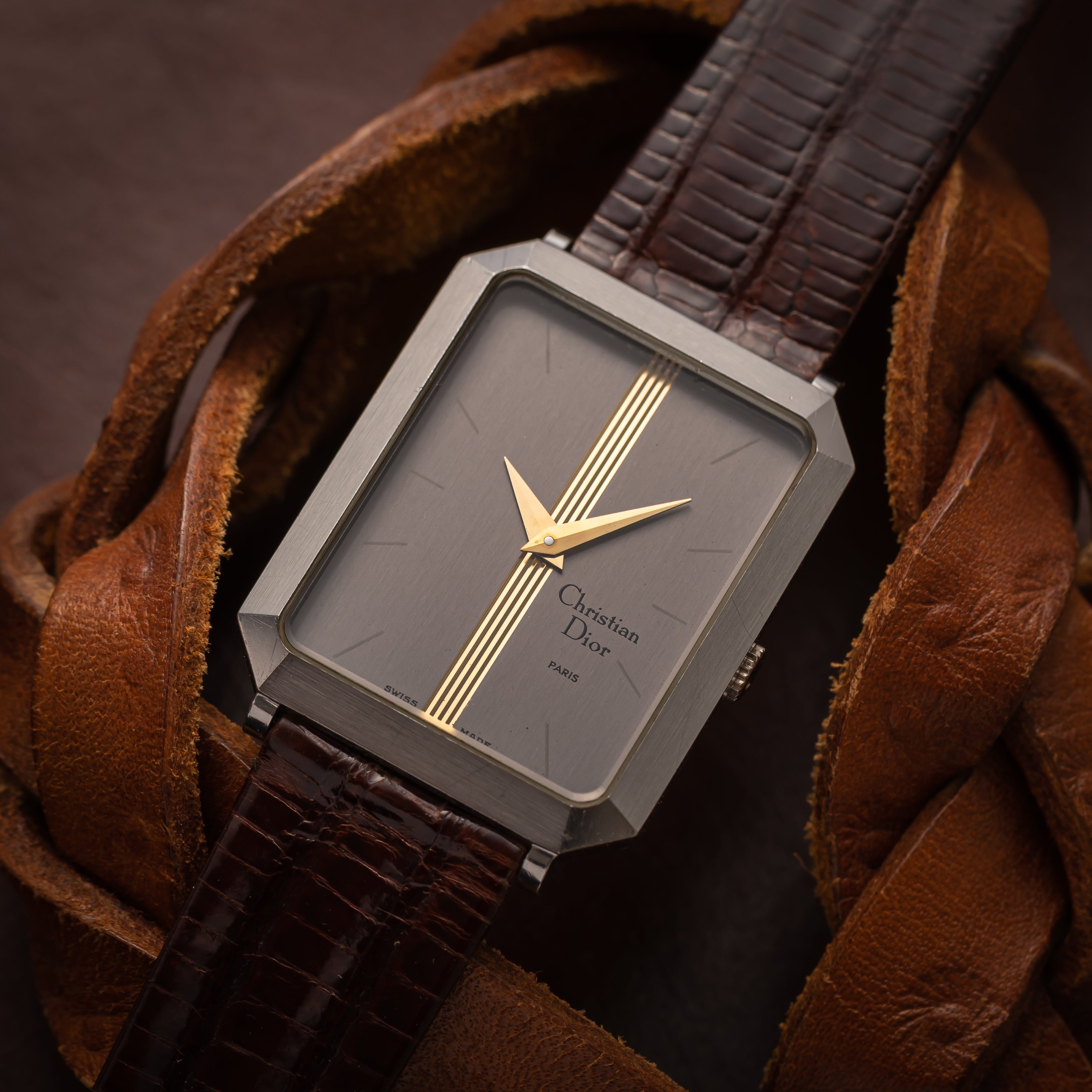 【希少】Christian Dior ディオール 腕時計 レクタンギュラ