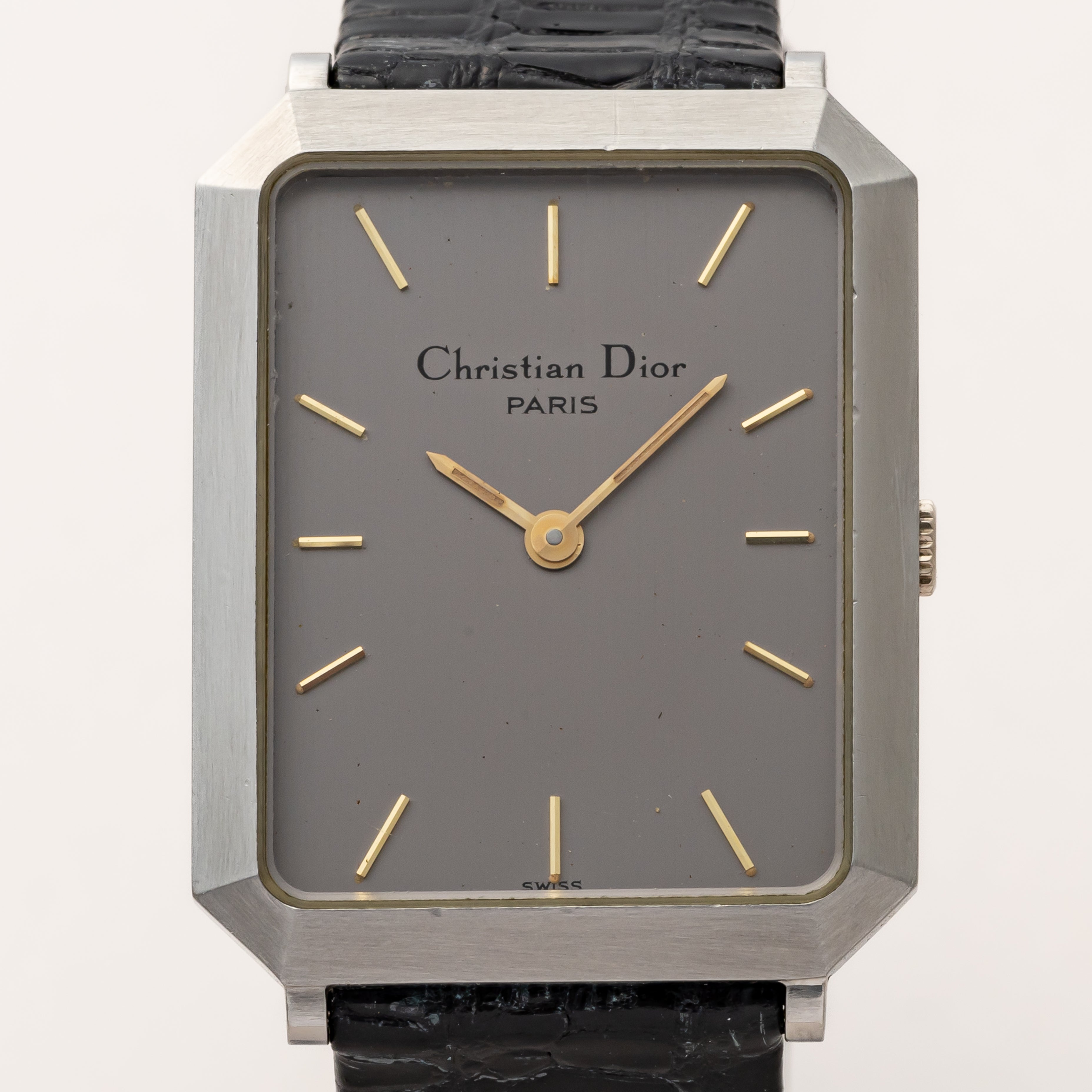 ディオール 　　ゴールド　　レクタンギュラー　希少 Christian Dior クリスチャンディオール レディース腕時計