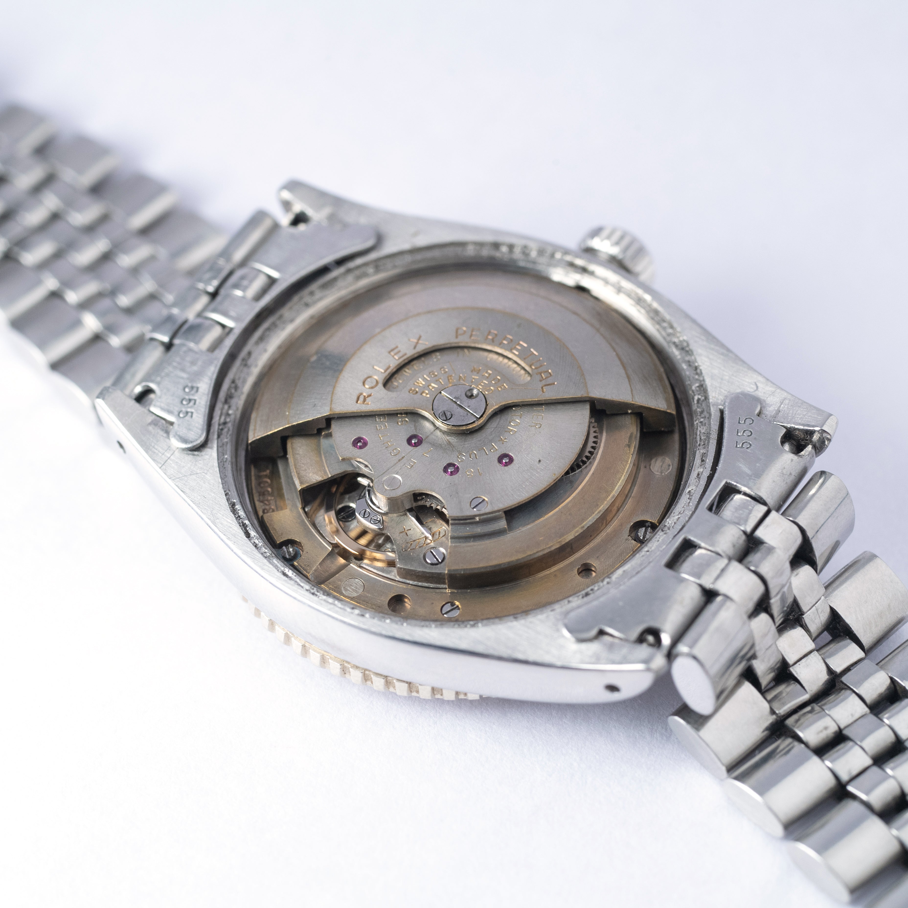 ロレックス 初代サンダーバード Ref.6309 ミラーダイヤル 1950年代製 C+1ブレス