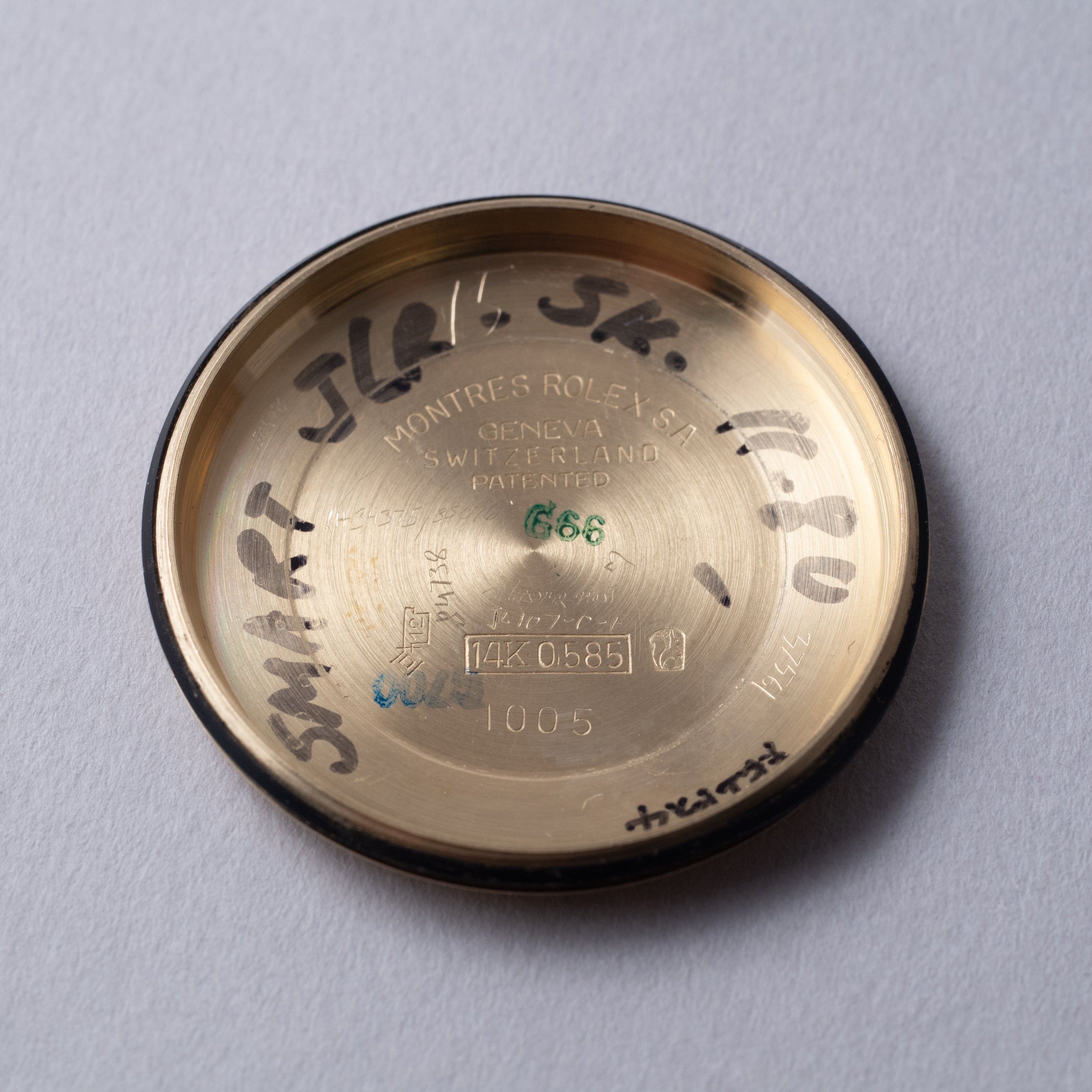 ロレックス オイスターパーペチュアル 1960年代製 14KYG Ref.1002