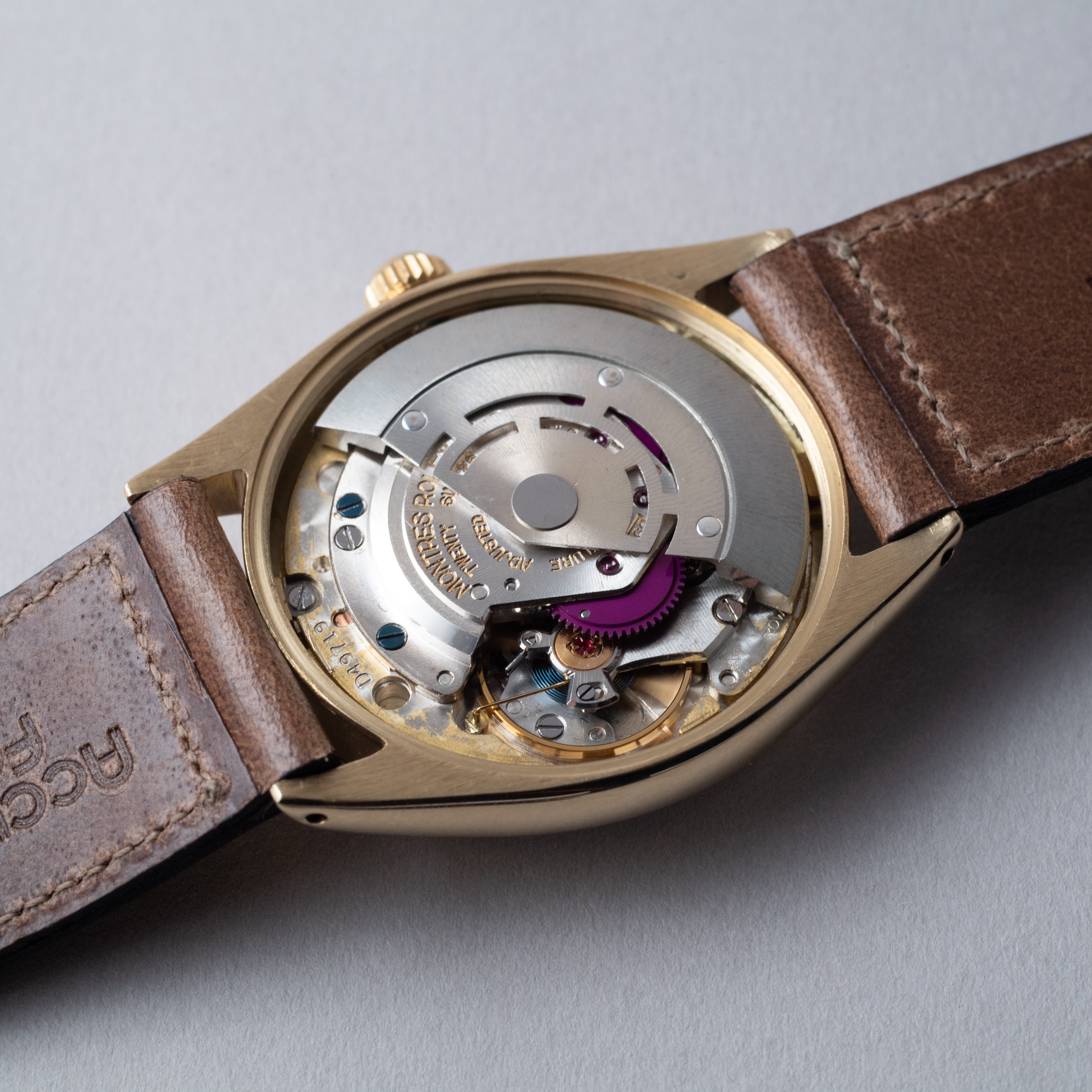 ロレックス オイスターパーペチュアル 1960年代製 14KYG Ref.1002