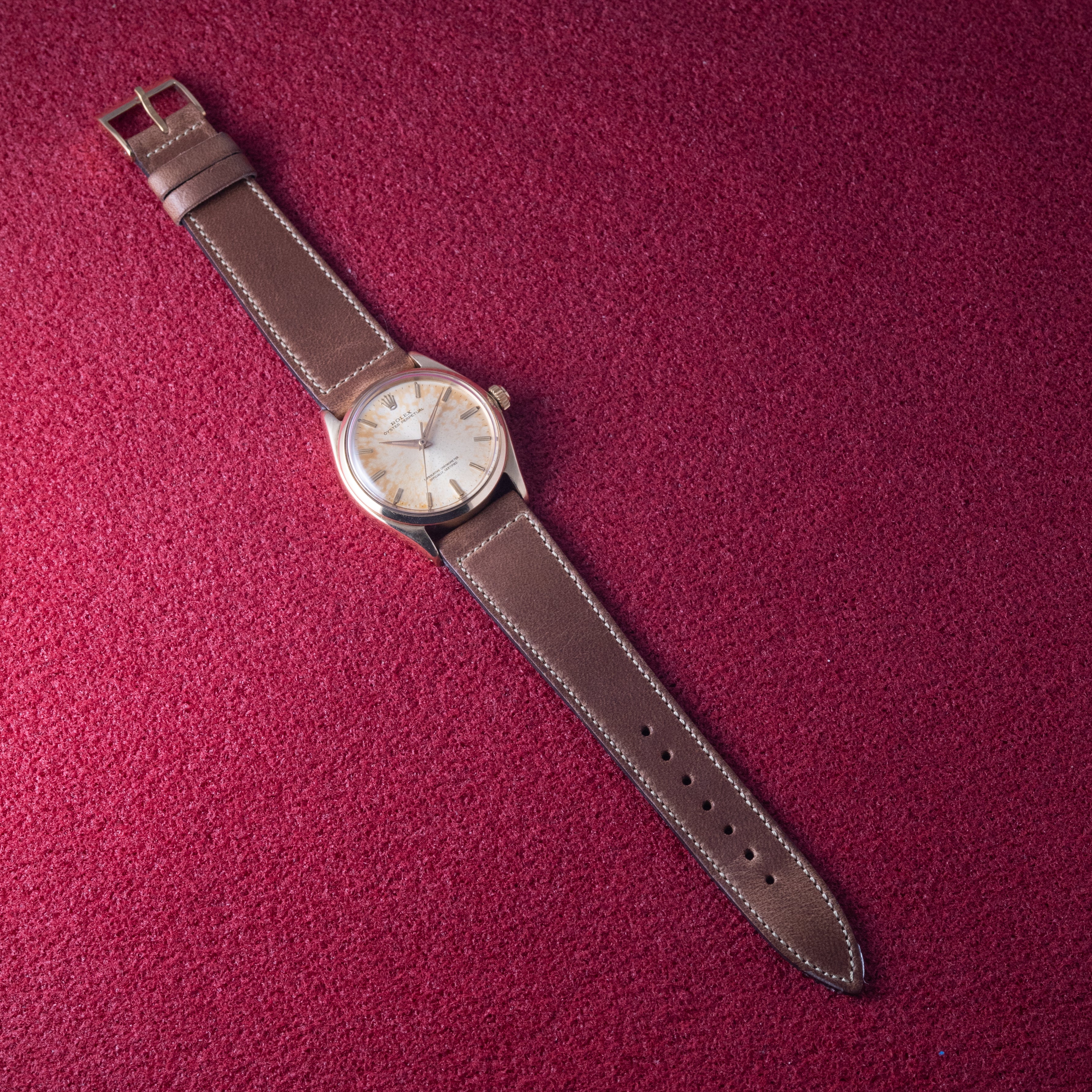 ロレックス オイスターパーペチュアル 1960年代製 14KYG Ref.1002